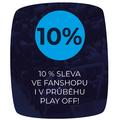 10 % sleva ve fanshopu i v prùbìhu play-off!